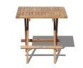 Ashdown Folding Picnic Table, Short Slats