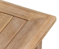 Sandringham Teak Rectangular Outdoor Table with Chamfered Edge