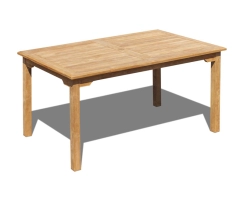 Sandringham Teak Rectangular Garden Dining Table – 1.5m