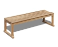Westminster Teak Backless Garden Bench – 1.5m