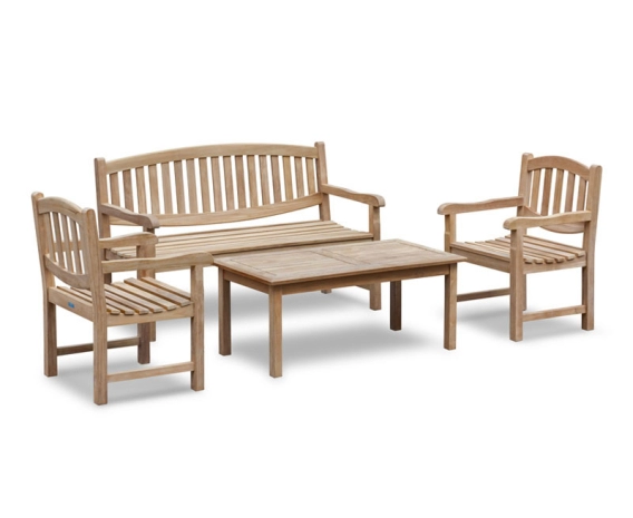 Hilgrove and Ascot 5 Seater Teak Coffee Set