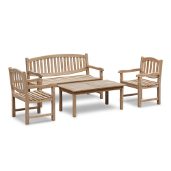 Hilgrove and Ascot 5 Seater Teak Coffee Set