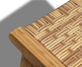 Tiga Teak & Woven Bar Chair