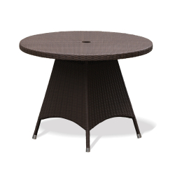 Riviera 1m Round Table, Flat Weave - NEW: End of Line