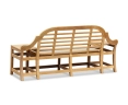 Cheltenham Teak Decorative Outdoor Bench – 2.27m