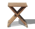 Chelsea Teak Garden Footstool