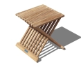 Chelsea Teak Garden Footstool