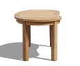 Contemporary Kidney-shaped Table, Outdoor Curved Coffee Table