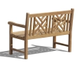 Princeton Chippendale Decorative Garden Bench – 1.2m