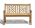 Princeton Chippendale Decorative Garden Bench – 1.2m