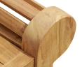 Teak Lutyens-Style Coffee Table with shelf
