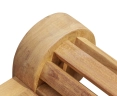 Teak Lutyens-Style Coffee Table with shelf