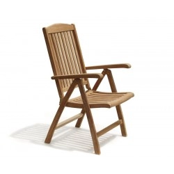Cheltenham Outdoor Reclining Chair, Teak