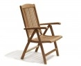 Cheltenham Outdoor Reclining Chair, Teak