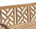 Princeton Chippendale Decorative Garden Bench – 1.5m