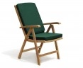 teak patio reclining chair