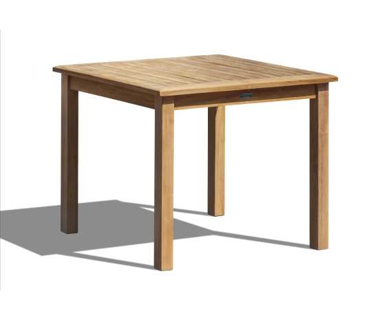 Sandringham Teak Square Patio Table – 0.9m