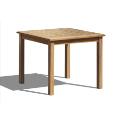 Sandringham Teak Square Patio Table – 0.9m