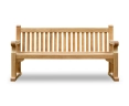Hyde Park Teak Sled Bench - 1.8m