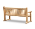Hyde Park Teak Sled Bench - 1.8m