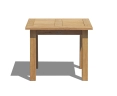 Balmoral Teak Chunky Square Garden Table – 0.9m