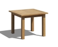 Balmoral Teak Chunky Square Garden Table – 0.9m