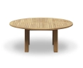 Titan 6ft Solid Teak Round Patio Table – 1.8m