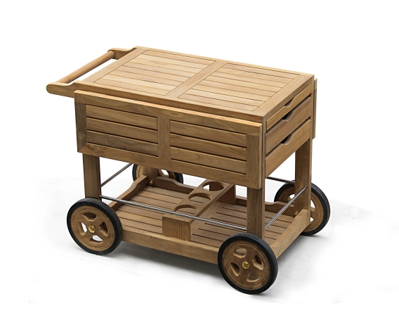 Drinks Trolley, Teak Wood