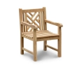 Princeton Teak Chippendale Garden Armchair