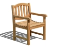 Ascot Teak Hardwood Outdoor Armchair