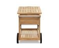 Teak Drinks Trolley with Ice Buckets