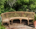 Henley Semi-Circular Bench