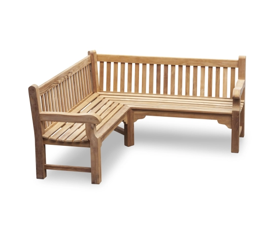 Teak Balmoral 1.8m Corner Bench