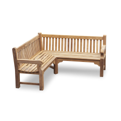 Teak Balmoral 1.8m Corner Bench