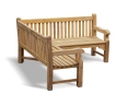 Teak Balmoral 1.8m Corner Bench