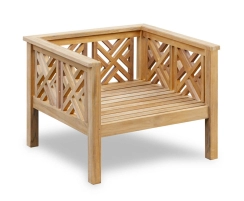 Teak Princeton Daybed Chair
