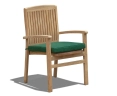 Bali Teak Stacking Garden Chair