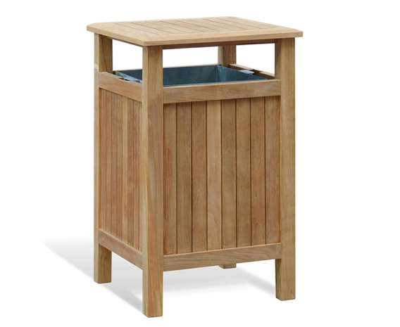 Club Litter Bin, Teak