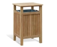 Club Litter Bin, Teak