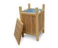 Club Litter Bin, Teak