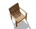 Bali Teak Stacking Garden Chair