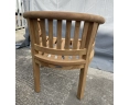 Teak Contemporary Garden Armchair - Used: Good
