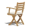 Suffolk Outdoor Wood Folding Chair, Teak