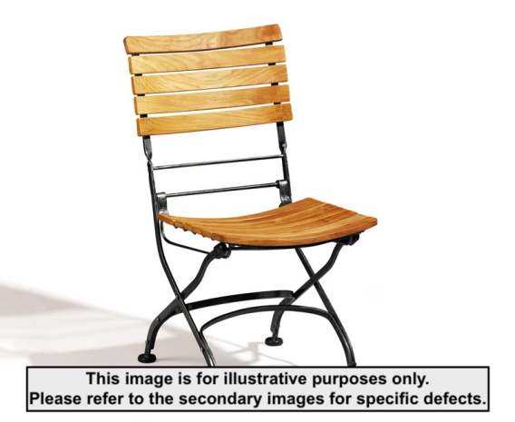 Bistro Folding Side Chair - Used: Acceptable