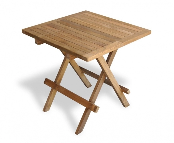 Ashdown Teak Square Folding Picnic Table