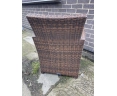 Eclipse Mocca Brown Flat Weave Armchair - New: End of Line