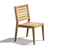 Canfield Round 1.2m Teak Table and Vero Stacking Chairs Set