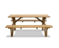 Luxury 5ft Picnic Bench, Teak Wooden Pub Bench – 1.5m