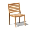 Canfield 1.3m Table and 4 Vero Stacking Chairs Set