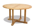 Canfield 1.3m Table and 4 Vero Stacking Chairs Set